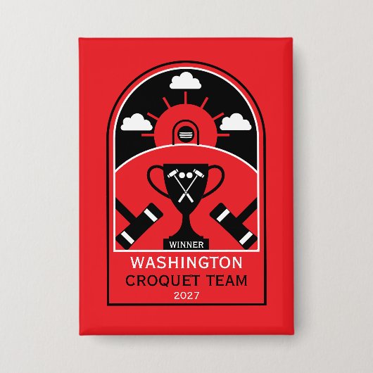 Rasen-Croquet Button (Vorderseite)
