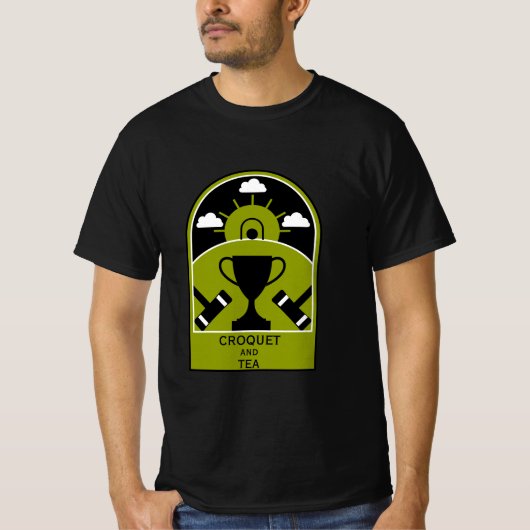 Rasen-Croquet T-Shirt (Vorderseite)