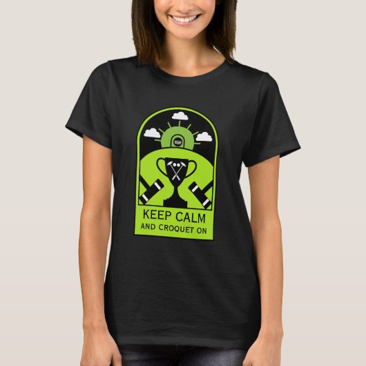 Rasen-Croquet T-Shirt (Vorderseite)