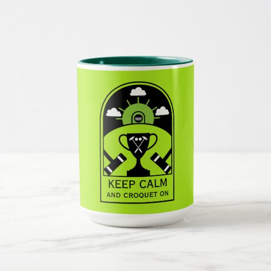 Rasen-Croquet Tasse (Zentrum)