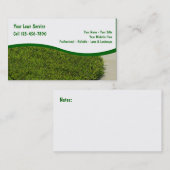 Rasen-Dienstleistungsunternehmen-Karten Visitenkarte (Vorne/Hinten)