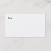 Rasen-Dienstleistungsunternehmen-Karten Visitenkarte (Rückseite)