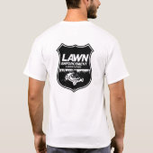 Rasen-Durchführungs-Logo T-Shirt (Rückseite)