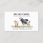 Rasen gefüttert Zuchtbetrieb Aquakultur Visitenkarte (Vorderseite)