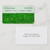 Rasen-Gras-Beschaffenheits-Blick Visitenkarte (Vorne/Hinten)