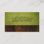 Rasen | Hund laufen und reinigen Visitenkarte (Rückseite)