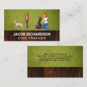 Rasen | Hund laufen und reinigen Visitenkarte (Vorne/Hinten)
