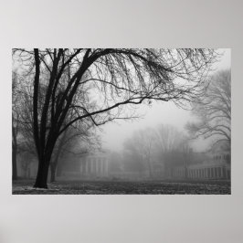Rasen im Nebel Poster