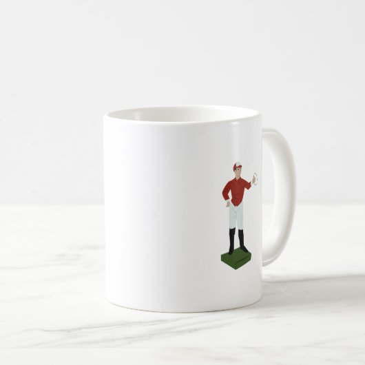 Rasen-Jockey Kaffeetasse (VorderseiteRechts)