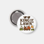 Rasen-König – Papa Edition Magnet (Vorderseite/Rückseite)