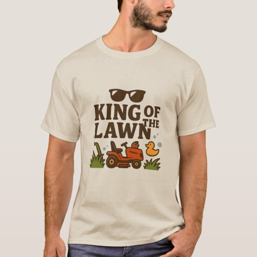 Rasen-König – Papa Edition T-Shirt (Vorderseite)