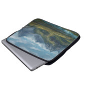 Rasen Laptopschutzhülle (Vorne Knopf)