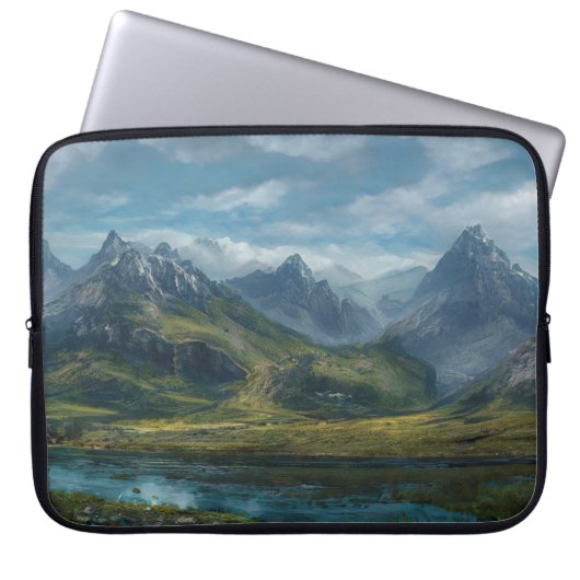 Rasen Laptopschutzhülle (Vorderseite)