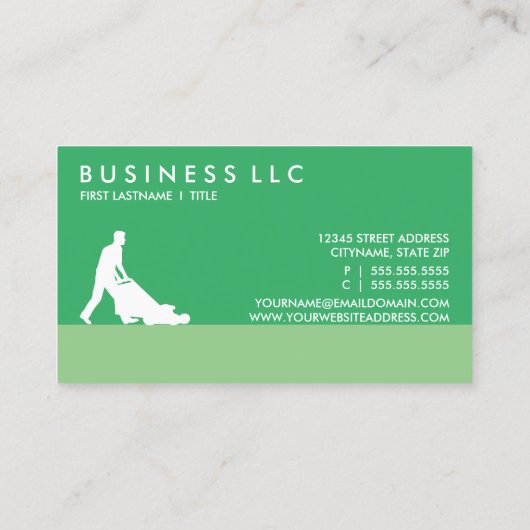 Rasen-Liebe vergütet Programm Treuekarte (Rückseite)