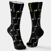 Rasen mähender Stockmann Socken (Gewinkelt)