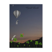 Rasen mit vierblättriges Kleeblatt - Viel Glück