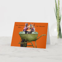 Rasen-Ornament-Ideen für Halloween-Karte