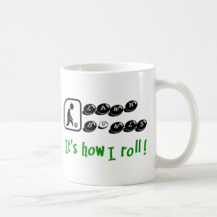 Rasen rollt - es ist, wie ich rolle kaffeetasse