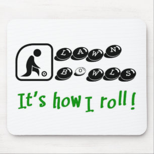 Rasen rollt - es ist, wie ich rolle mousepad