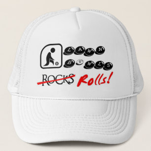 Rasen-Schüsseln, Felsen, Rolls! Truckerkappe