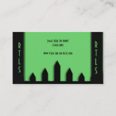 Rasen-Service-LandschaftsVisitenkarte Visitenkarte (Rückseite)