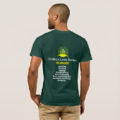 Rasen-Service-Unternehmen / Landschaftsbau-T - Shi T-Shirt (Schwarz voll)