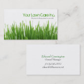 Rasen-Sorgfalt, die Visitenkarte landschaftlich (Vorne/Hinten)
