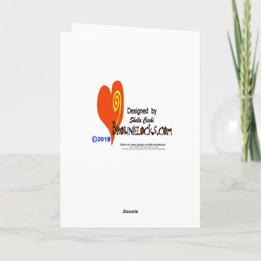 Rasen-Sorgfalt-Gruß-Karte (Dank oder Liebe) Karte (Rückseite)