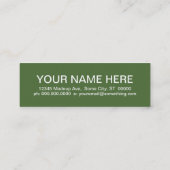 RASEN-SORGFALT-Kundenanerkennung (Modquadrate) Treuekarte (Rückseite)