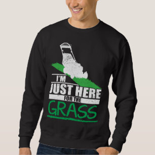 Rasen-Sorgfalt-lustiges Rasenmäher-Gras-Mähen Sweatshirt