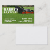 Rasen-Sorgfalt- oder Visitenkarte (Vorne/Hinten)