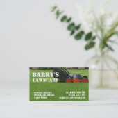 Rasen-Sorgfalt- oder Visitenkarte (Stehend Vorderseite)