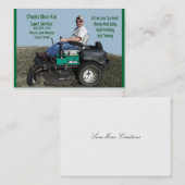 Rasen-Sorgfalt-Service Visitenkarte (Vorne/Hinten)