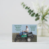 Rasen-Sorgfalt-Service Visitenkarte (Stehend Vorderseite)