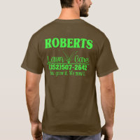 Rasen-Sorgfalt-T - Shirt