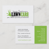 Rasen-Sorgfalt und Yard-Wartungs-Visitenkarte Visitenkarte (Vorne/Hinten)