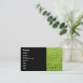 Rasen-Sorgfalt Visitenkarte (Stehend Vorderseite)