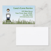 Rasen-Sorgfalt-Visitenkarte Visitenkarte (Vorne/Hinten)