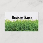 Rasen-Sorgfalt-Visitenkarte Visitenkarte (Rückseite)