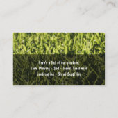 Rasen-Sorgfalt-Visitenkarten Visitenkarte (Rückseite)