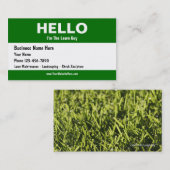 Rasen-Sorgfalt-Visitenkarten Visitenkarte (Vorne/Hinten)