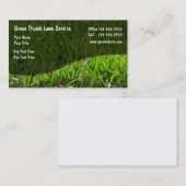 Rasen-Sorgfalt-Visitenkarten Visitenkarte (Vorne/Hinten)