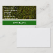 Rasen Sprinklers Visitenkarten Visitenkarte (Vorne/Hinten)