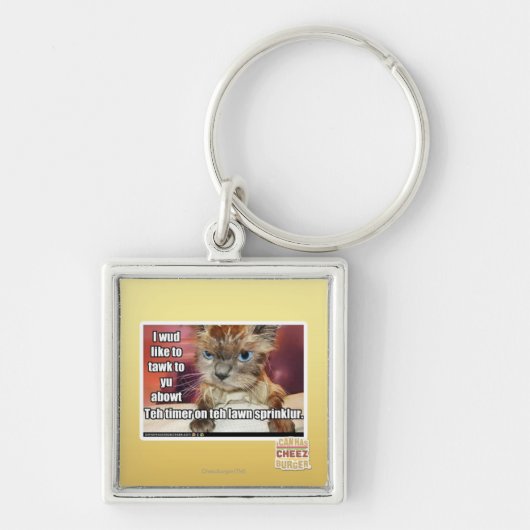 Rasen Sprinklur Timer Schlüsselanhänger (Vorne)