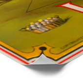 Rasen-Tennis Poster (Ecke)