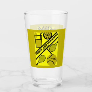 Rasen-Tennis-Spieler Grafik-Kunst Glas