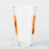 Rasen-Tennis-Spieler Grafik-Kunst Glas (Links)