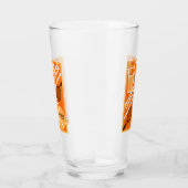 Rasen-Tennis-Spieler Grafik-Kunst Glas (Rechts)