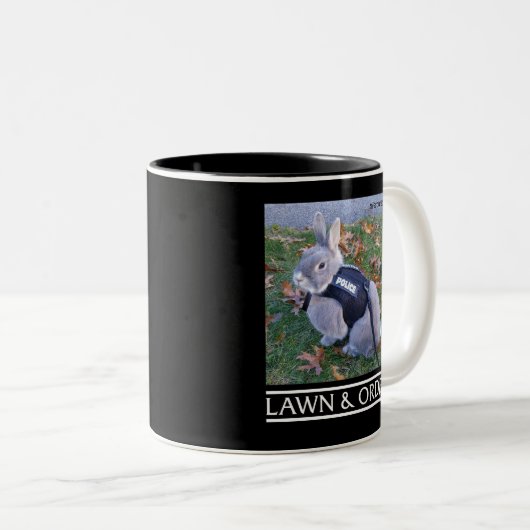 Rasen u. Auftrags-Tasse Zweifarbige Tasse (VorderseiteRechts)