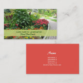 Rasen u. Landschaftsgestaltungs-Visitenkarte Visitenkarte (Vorne/Hinten)